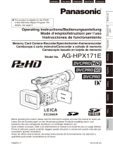 Philips AG-HPX171E User manual