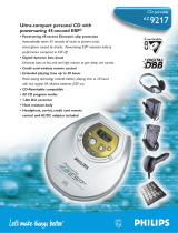 Philips AZ9217 User manual