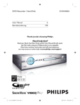 Philips DVDR9000H User manual