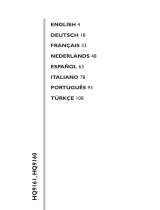 Philips HQ9160/16 User manual