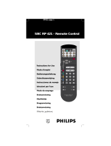 Philips SBC RP 421 Fernbedienung User manual