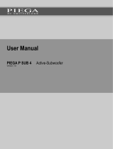 Piega P Sub 4 User manual