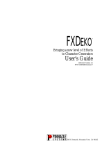 Pinnacle Speakers FXDEKO User manual
