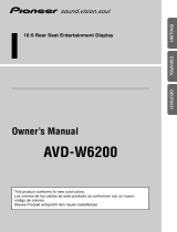 Pioneer AVD-W6200 User manual