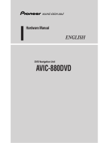 Pioneer AVIC-880DVD User manual