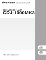 Pioneer cdj-1000mk3 User manual