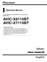 Pioneer AVIC-X9115BT User manual