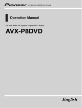 Pioneer AVX-P8DVD User manual