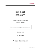 Pioneer BDP-LX91 User manual