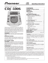 Pioneer CDJ-100S User manual