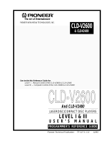 Pioneer CLD-V2600 User manual