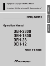 Pioneer DEH-2300 User manual