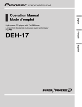 Pioneer DEH-17 User manual