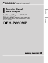 Pioneer DEH-P860MP User manual