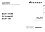 Pioneer DEH-5400BT User manual