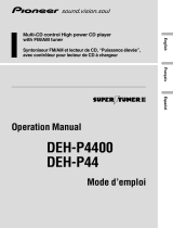 Pioneer DEH-P4400 User manual