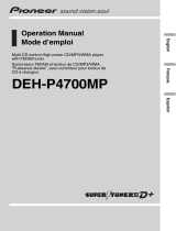 Pioneer DEH-P4700MP User manual