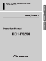 Pioneer DEH-P5250 User manual