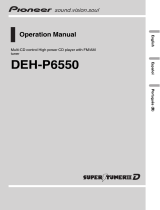 Pioneer DEH-P6550 User manual