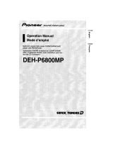 Pioneer DEH-P6800MP User manual