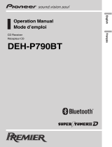 Pioneer DEH-P790BT User manual