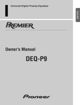 Pioneer DEQ-P9 User manual