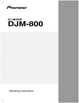 Pioneer DJM-800 User manual