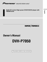 Pioneer DVH-P7050 User manual