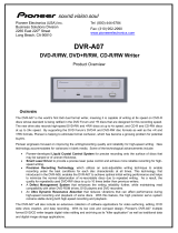 Pioneer DVR-107 User manual