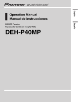 Pioneer DEH-P40MP User manual