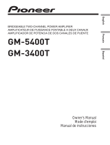 Pioneer GM-5400T User manual