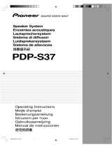 Pioneer PDP-S37 User manual
