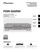 Pioneer PDR-555RW User manual