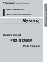 Pioneer PRS-D1200M User manual