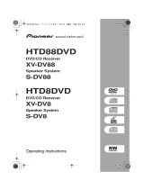 Pioneer HTD88DVD User manual