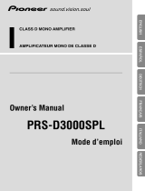 Pioneer PRS-D3000SPL User manual