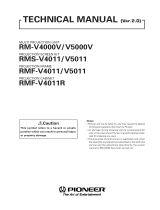 Pioneer RMS-V4011/V5011 User manual