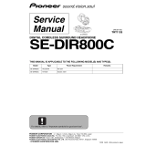 Pioneer SE-DIR800C User manual