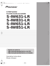 Pioneer S-IW851-LR User manual