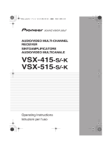 Pioneer VSX-415-S/-K User manual