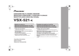 Pioneer VSX-521-K User manual