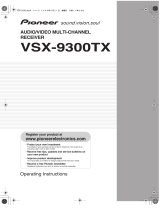 Pioneer VSX-9300TX User manual