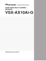 Pioneer VSX-AX10Ai-G User manual