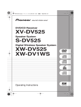 Pioneer XV-DV525 User manual
