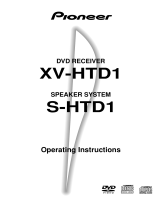 Pioneer XV-HTD1 User manual