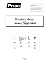 Pitco Frialator Compact Pasta Control User manual