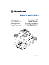 Pitney Bowes E500 User manual