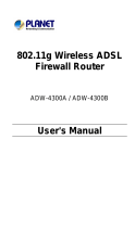 Planet ADW-4300B User manual