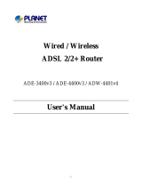 Planet ADW-4401v4 User manual