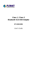 Planet BT-410U User manual
